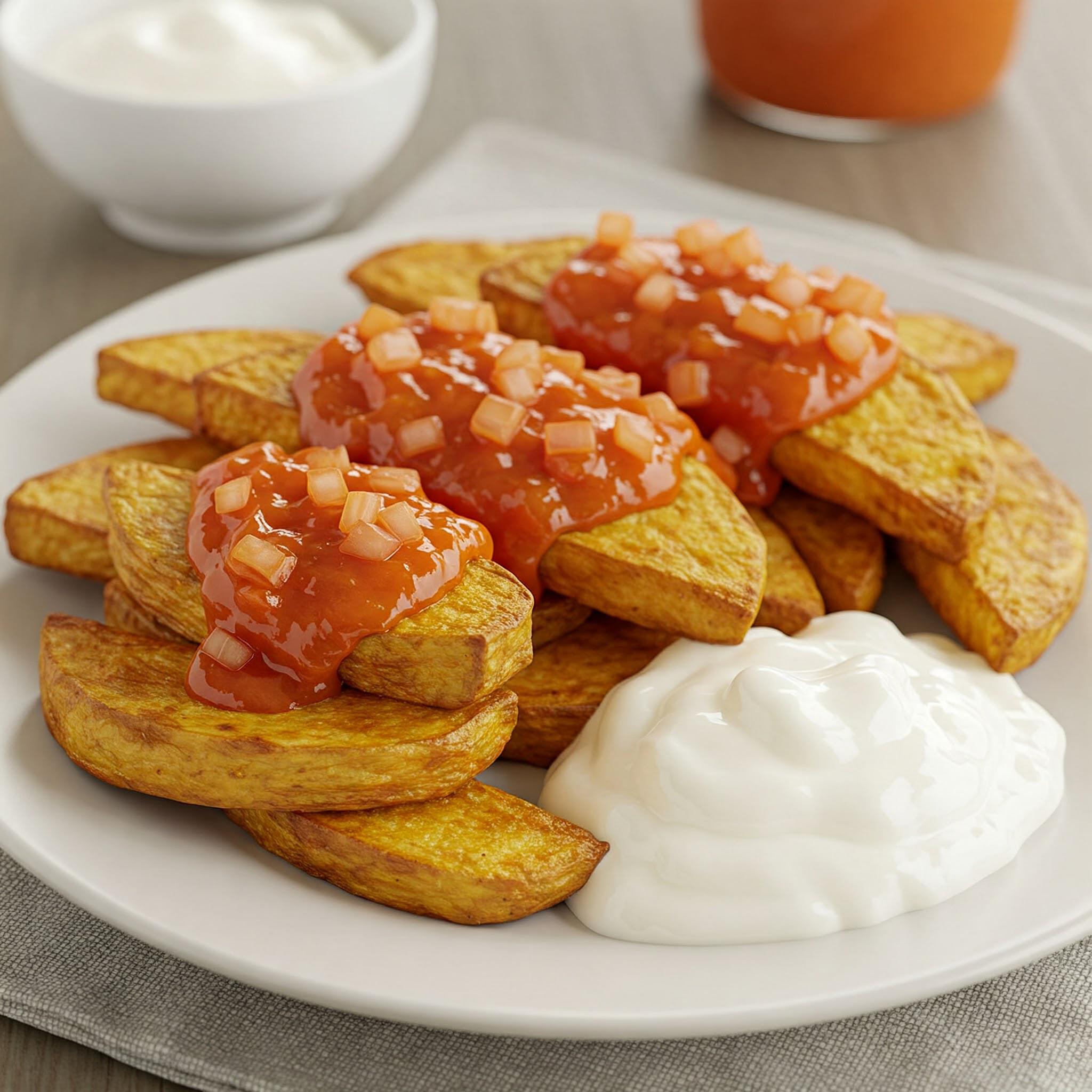 Papas criollas con hogao y suero img